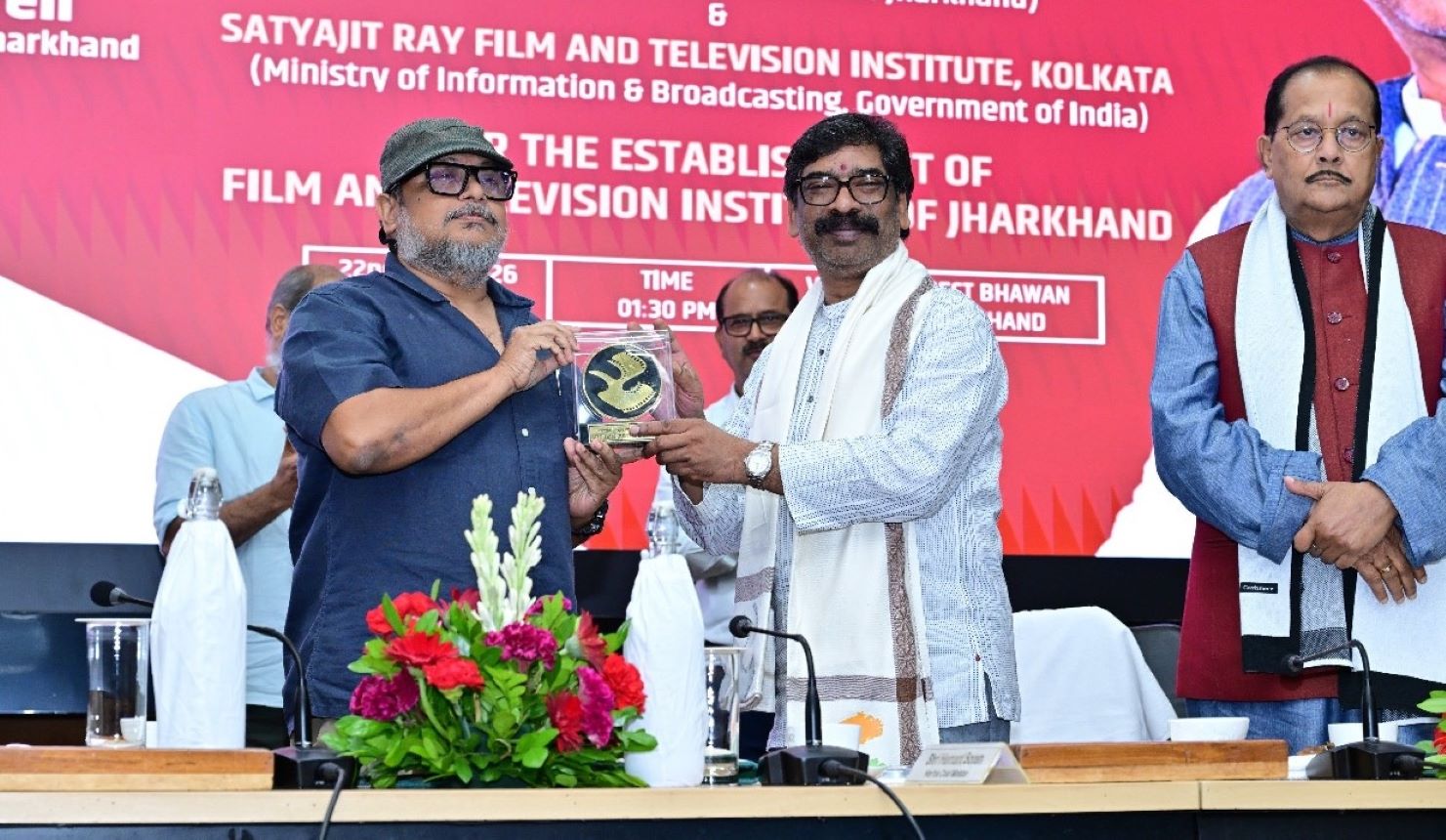 Jharkhand Film Development Corporation Limited (JFDCL) signed a Memorandum of Understanding (MoU) with the Satyajit Ray Film and Television Institute